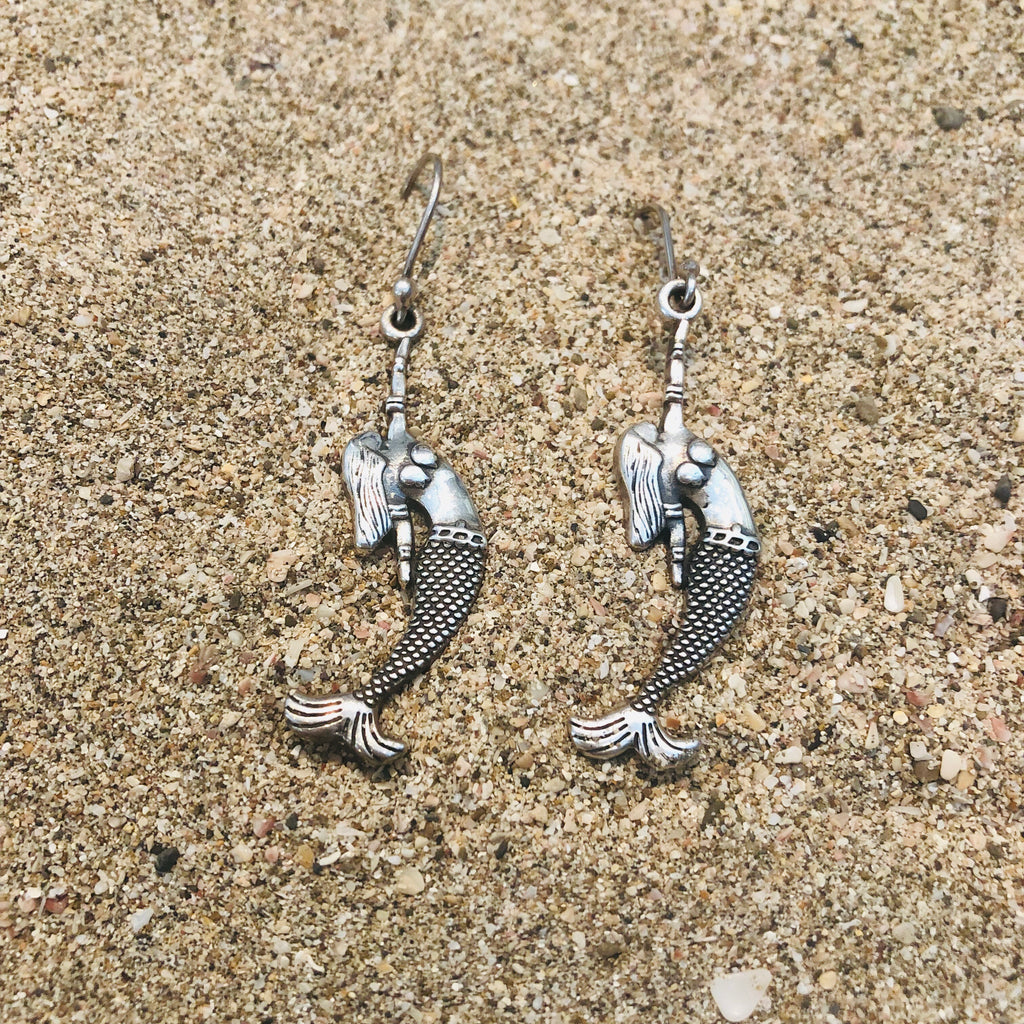 Mermaid Earrings Figurehead Norfolk-Jenstones Jewelry