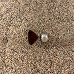 Load image into Gallery viewer, Wrap Around Sea Glass and Pearl Ring-Jenstones Jewelry
