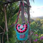 Load image into Gallery viewer, Mochila Turquoise Large with Flap Design-Jenstones Jewelry
