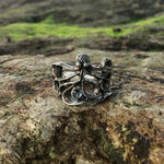 Load image into Gallery viewer, Octopus Ring w/ Tourmaline-Jenstones Jewelry
