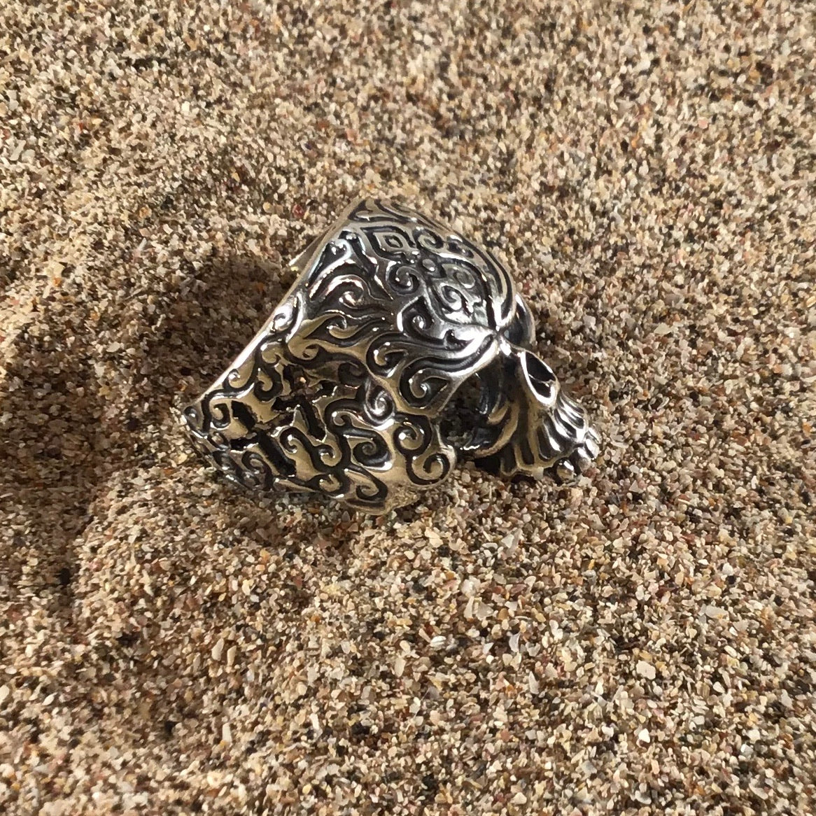 Dead Religion Skull Ring-Jenstones Jewelry
