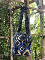 Load image into Gallery viewer, Mochila Blue Diamond Large Design-Jenstones Jewelry
