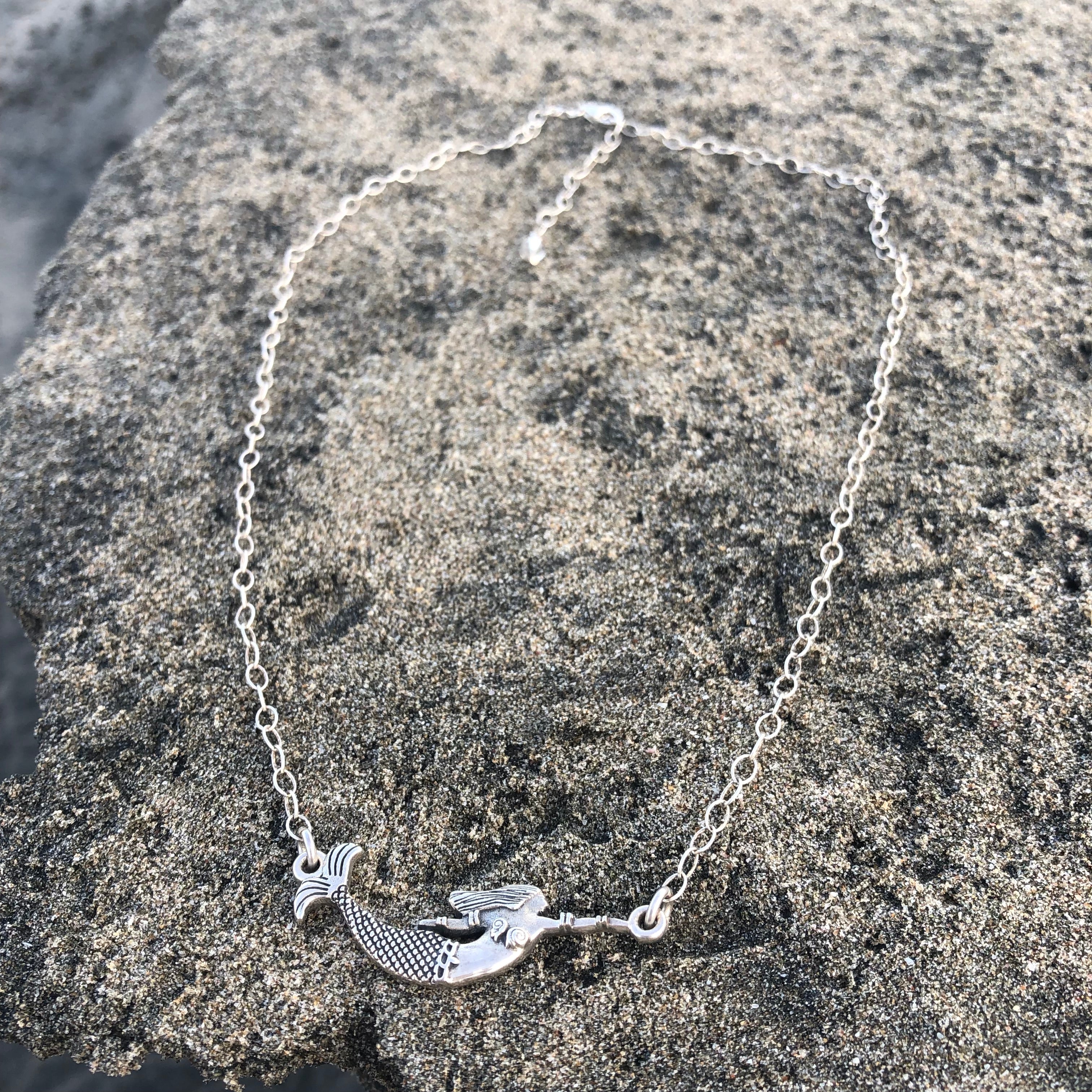 Figurehead Norfolk Mermaid Necklace-Jenstones Jewelry