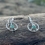 Load image into Gallery viewer, Emerald Peace Earrings-Jenstones Jewelry
