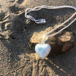 Load image into Gallery viewer, Larimar Heart Pendant-Jenstones Jewelry
