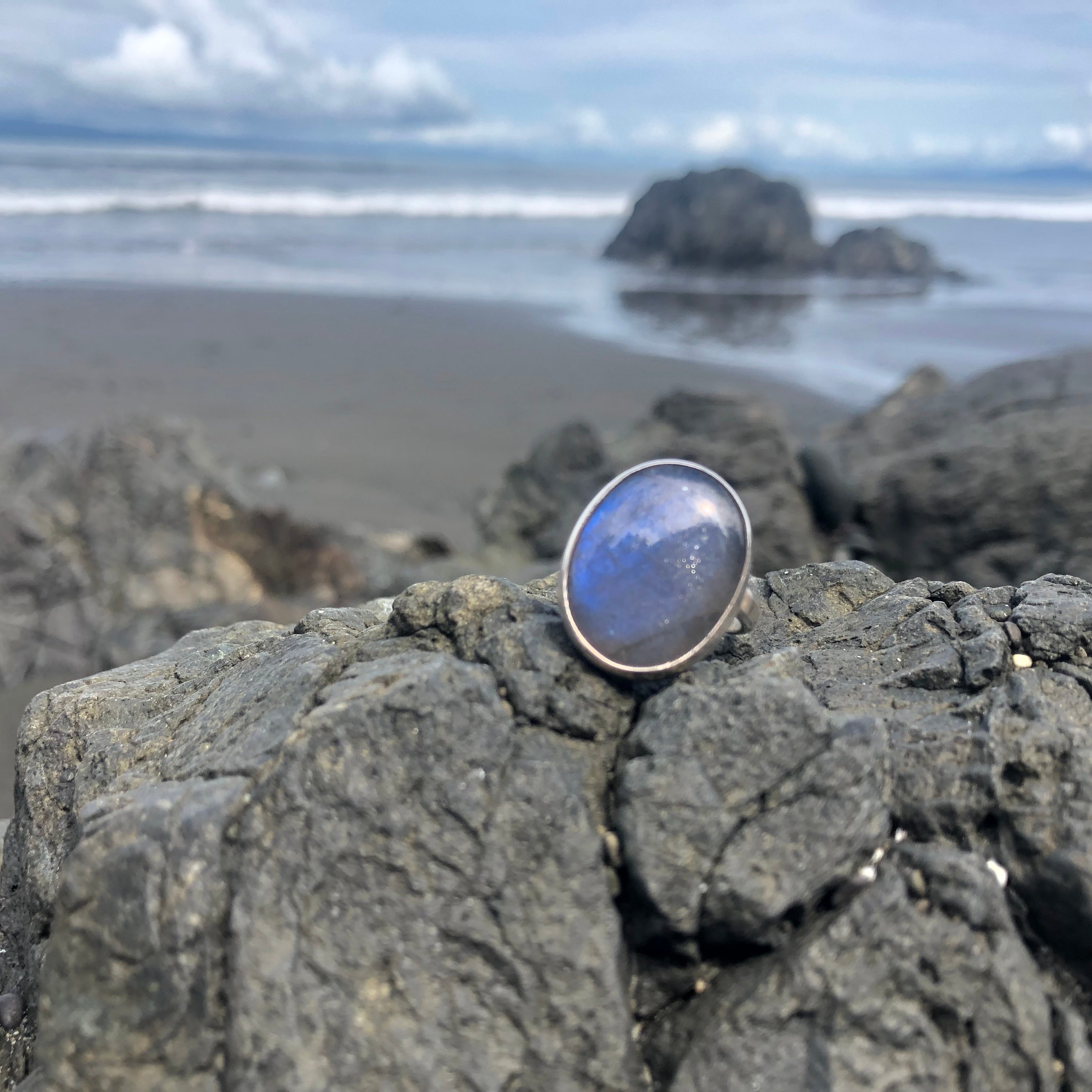 Labradorite Oval Ring-Jenstones Jewelry