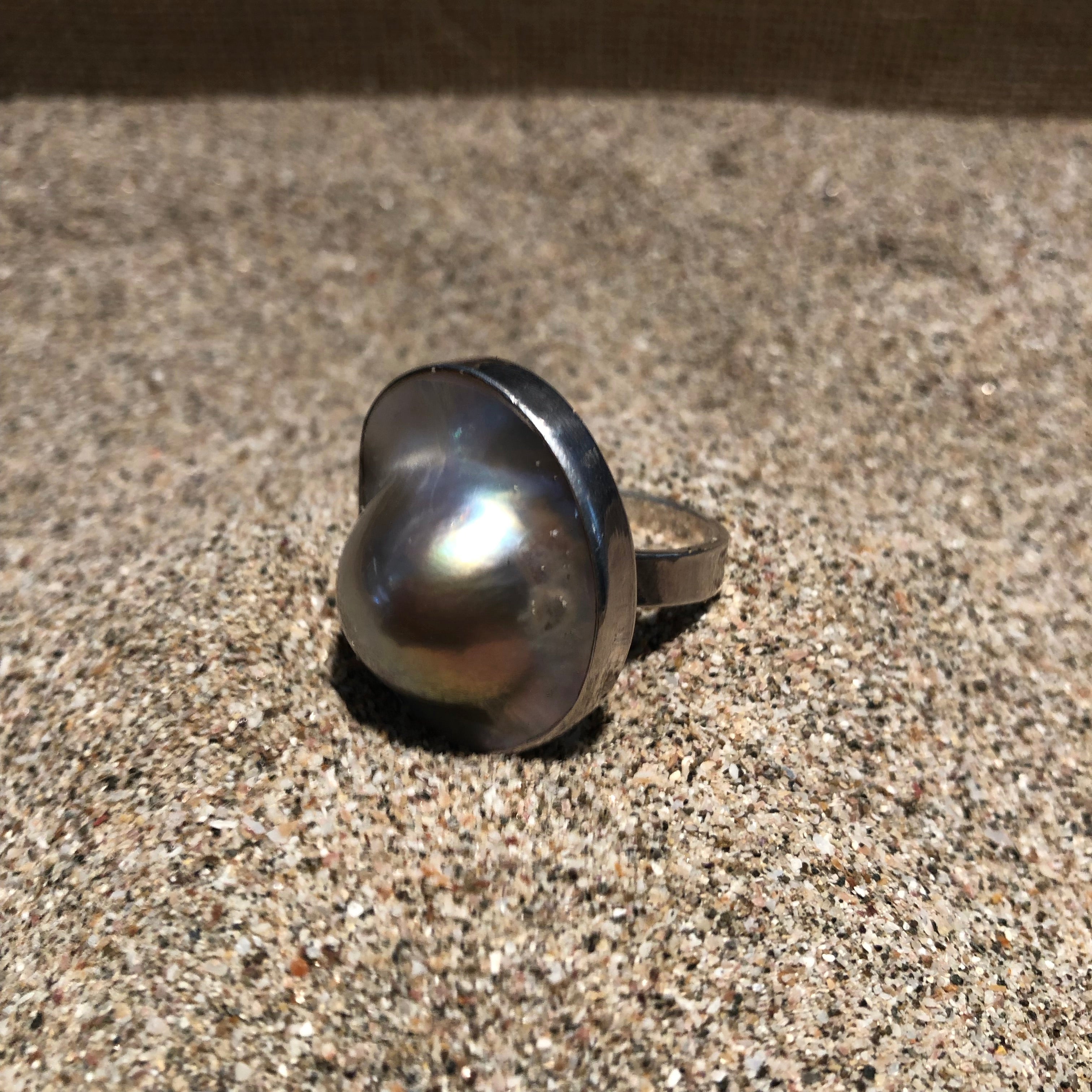 Mabe Pearl Ring-Jenstones Jewelry