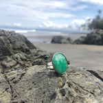 Load image into Gallery viewer, Chalcedony Facet Ring Oval-Jenstones Jewelry
