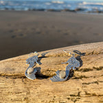Load image into Gallery viewer, Mermaid Earrings with Moonstone-Jenstones Jewelry
