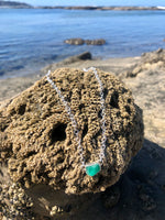 Load image into Gallery viewer, Emerald Chain Necklace-Jenstones Jewelry
