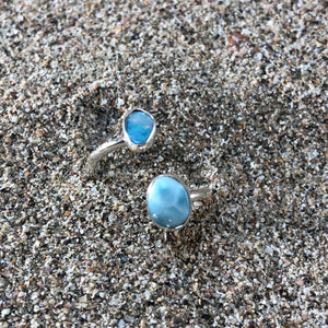 Opal Larimar Wrap Ring-Jenstones Jewelry