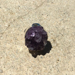 Load image into Gallery viewer, Amethyst Ring Raw Druzy Round-Jenstones Jewelry
