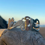 Load image into Gallery viewer, Mermaid Del Mar Cuff with Moonstone-Jenstones Jewelry
