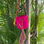 Load image into Gallery viewer, Mochila Hot Pink Small-Jenstones Jewelry
