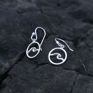 Mini Wave earrings-Jenstones Jewelry
