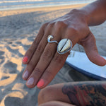 Load image into Gallery viewer, Ring Cowry Shell-Jenstones Jewelry
