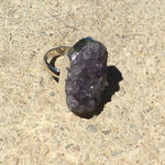 Load image into Gallery viewer, Amethyst Ring Raw Crystal Cluster Oval-Jenstones Jewelry
