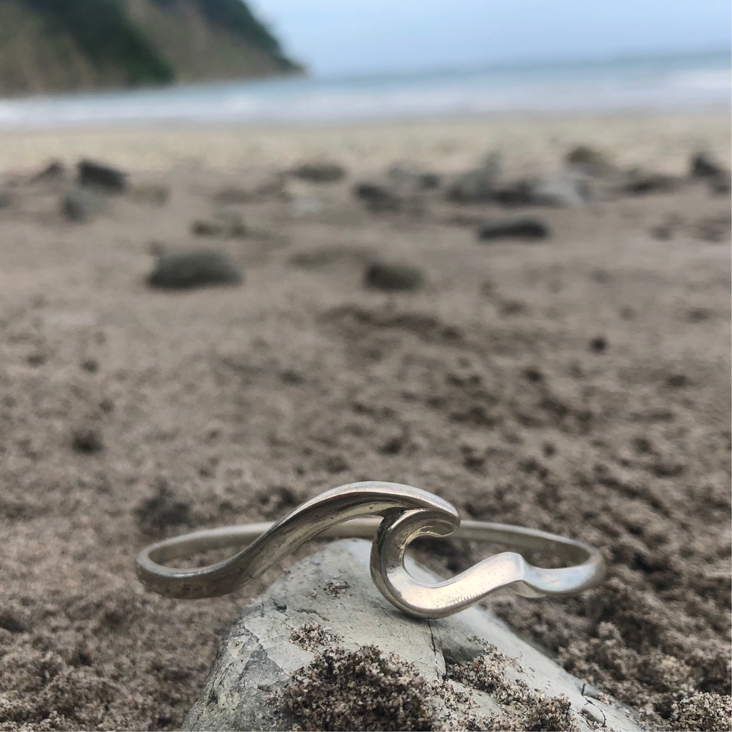 Bangle Sterling “One More Wave”-Jenstones Jewelry