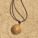 Load image into Gallery viewer, Fossilized Sand Dollar Pendant Large-Jenstones Jewelry

