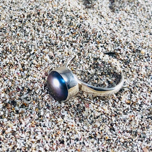 Black Pearl Ring-Jenstones Jewelry