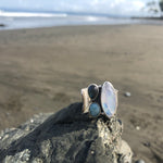 Load image into Gallery viewer, Moonstone, Labradorite and Larimar Dream Ring-Jenstones Jewelry
