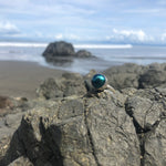 Load image into Gallery viewer, Mermaid Blue Pearl Ring-Jenstones Jewelry
