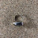 Load image into Gallery viewer, Ring Sterling and White Bottle Top Seaglass Large-Jenstones Jewelry
