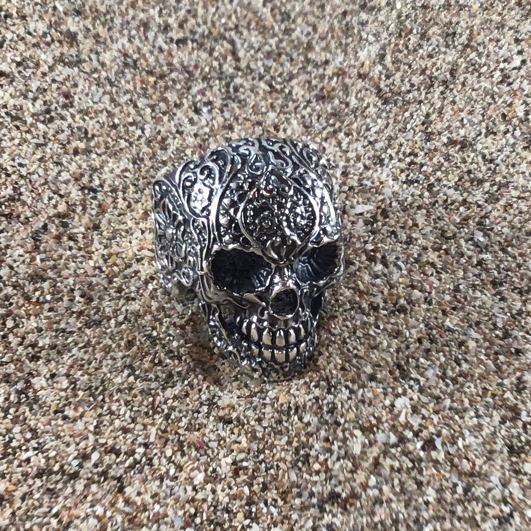 Day of the Dead Skull Ring-Jenstones Jewelry