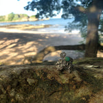 Load image into Gallery viewer, Seahorse Ring w/ Emerald-Jenstones Jewelry
