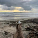 Load image into Gallery viewer, White Pearl Ring-Jenstones Jewelry
