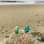Load image into Gallery viewer, Emerald Wrap Cuff polished-Jenstones Jewelry
