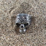 Load image into Gallery viewer, Dead Religion Skull Ring-Jenstones Jewelry
