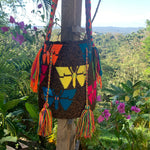 Load image into Gallery viewer, Mochila Butterfly Large Design Cafe-Jenstones Jewelry
