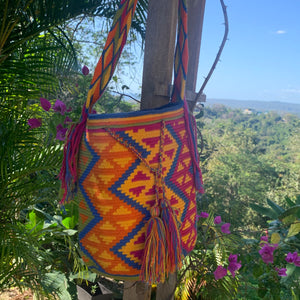 Mochila Orange/Blue Zig Zag-Jenstones Jewelry