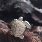 Load image into Gallery viewer, Carved Bone Turtle Ring-Jenstones Jewelry
