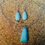 Load image into Gallery viewer, Chrysoprase Chain Link Necklace Sterling-Jenstones Jewelry
