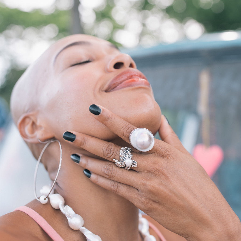 Mabe Pearl Ring-Jenstones Jewelry