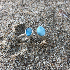 Opal Larimar Wrap Ring-Jenstones Jewelry