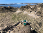 Load image into Gallery viewer, Emerald Double Wrap Ring Small/Medium-Jenstones Jewelry
