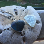 Load image into Gallery viewer, Labradorite Heart Pendant-Jenstones Jewelry

