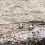 Load image into Gallery viewer, Pearl Eye Posts-Jenstones Jewelry
